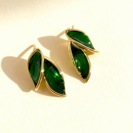 Leaf Stud Earrings