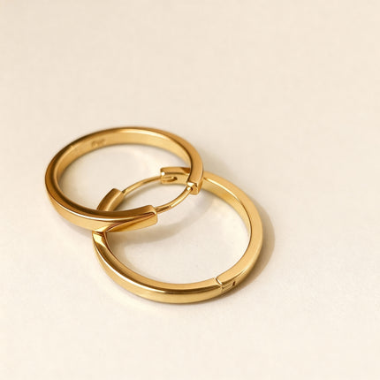 Elegant Gold Hoop Earrings