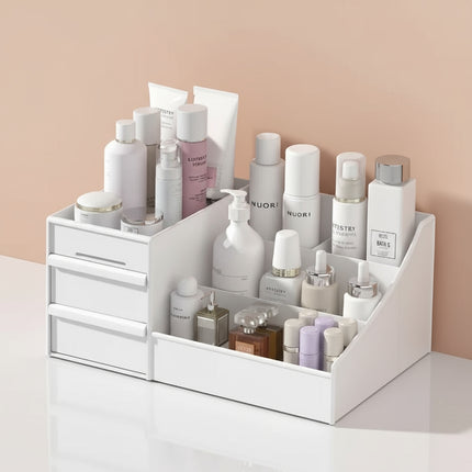Multi-Layer Plastic Makeup Organizer