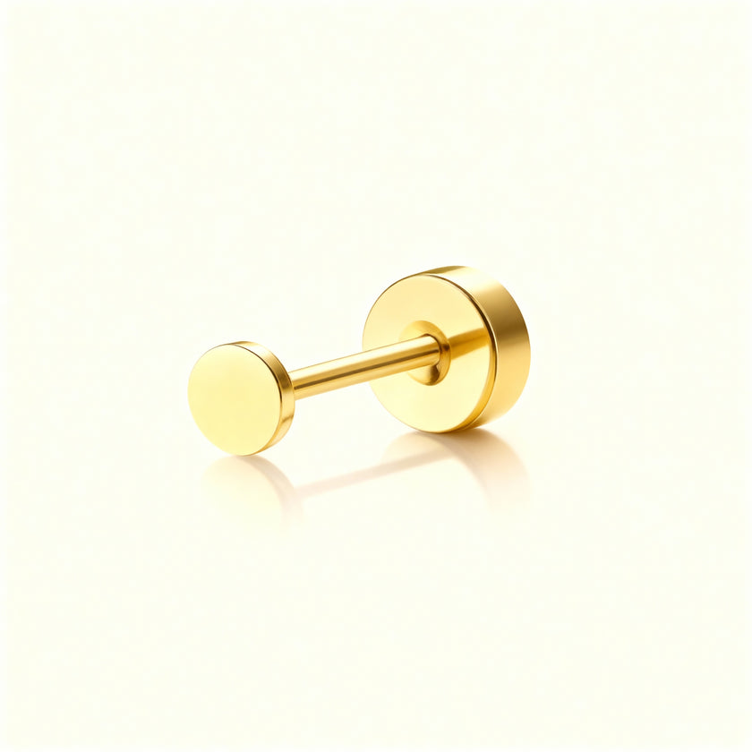 Minimalist Gold Stud Earring