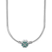 Silver Four-Leaf Clover Necklace