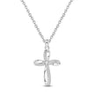 Silver Infinity Cross Necklace