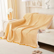Solid Color Tassel Sofa Blanket